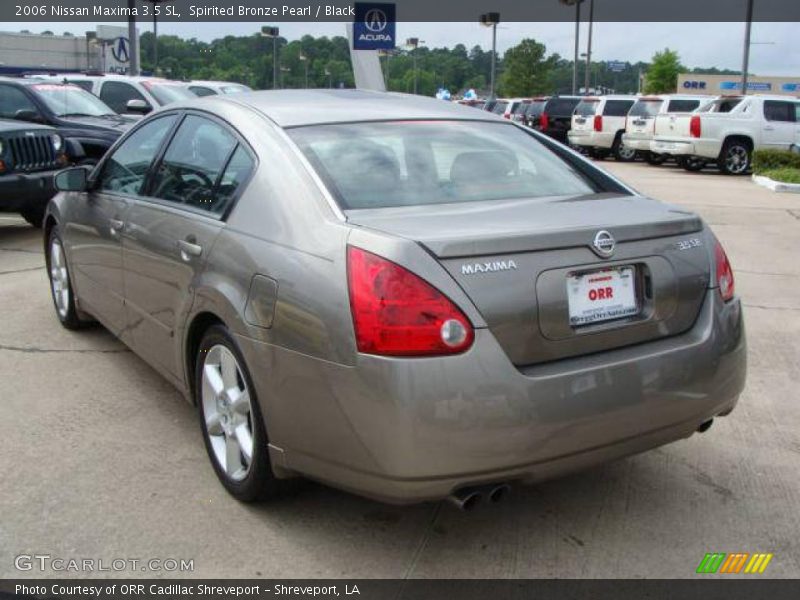 Spirited Bronze Pearl / Black 2006 Nissan Maxima 3.5 SL
