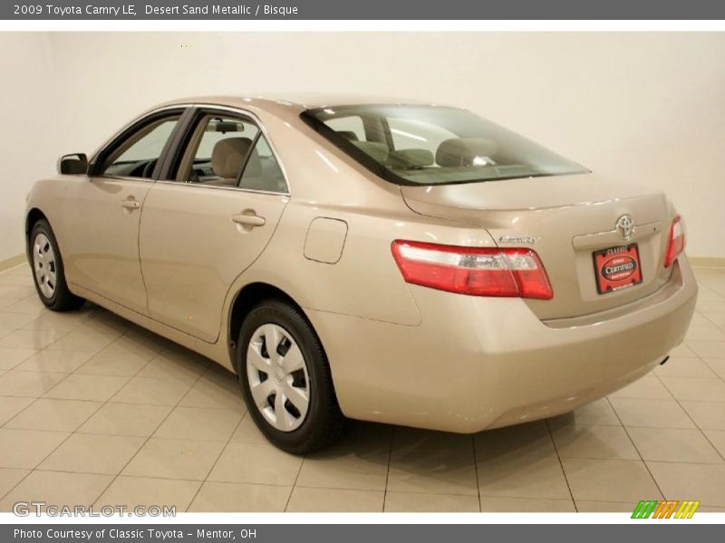 Desert Sand Metallic / Bisque 2009 Toyota Camry LE