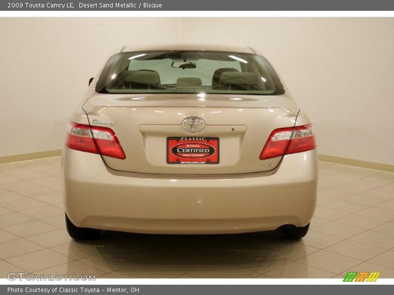 Desert Sand Metallic / Bisque 2009 Toyota Camry LE