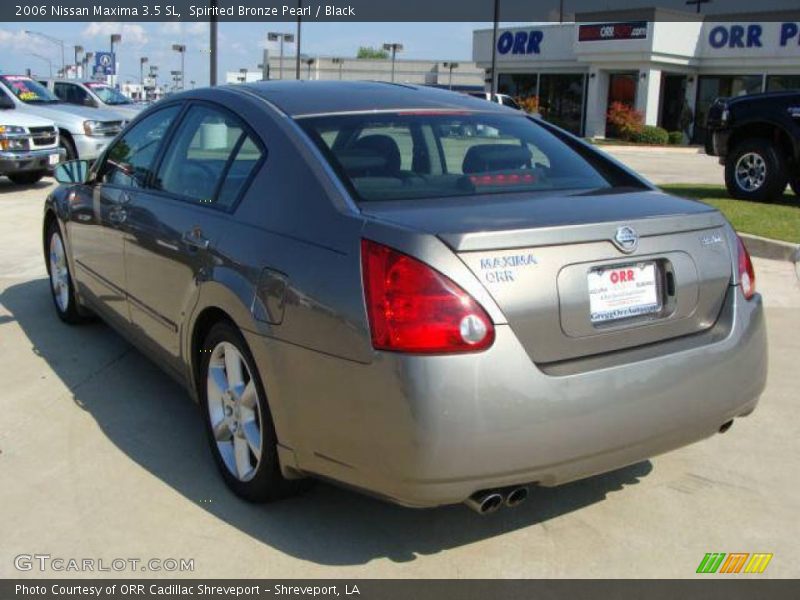 Spirited Bronze Pearl / Black 2006 Nissan Maxima 3.5 SL