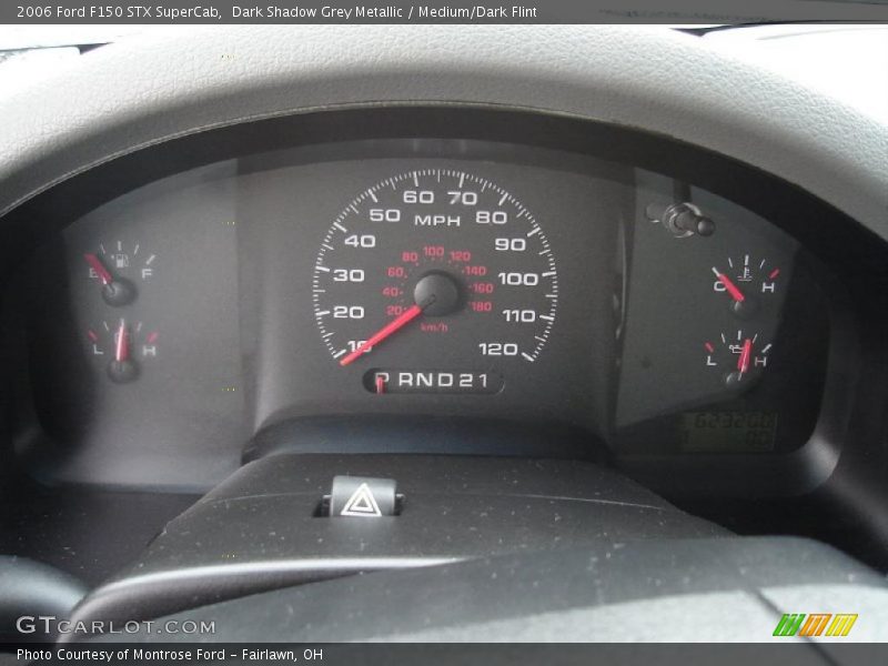 Dark Shadow Grey Metallic / Medium/Dark Flint 2006 Ford F150 STX SuperCab