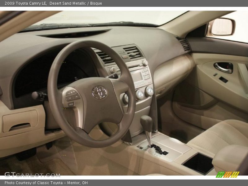 Desert Sand Metallic / Bisque 2009 Toyota Camry LE