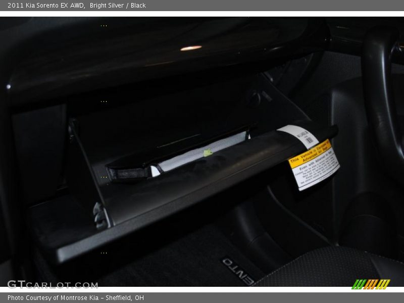 Bright Silver / Black 2011 Kia Sorento EX AWD