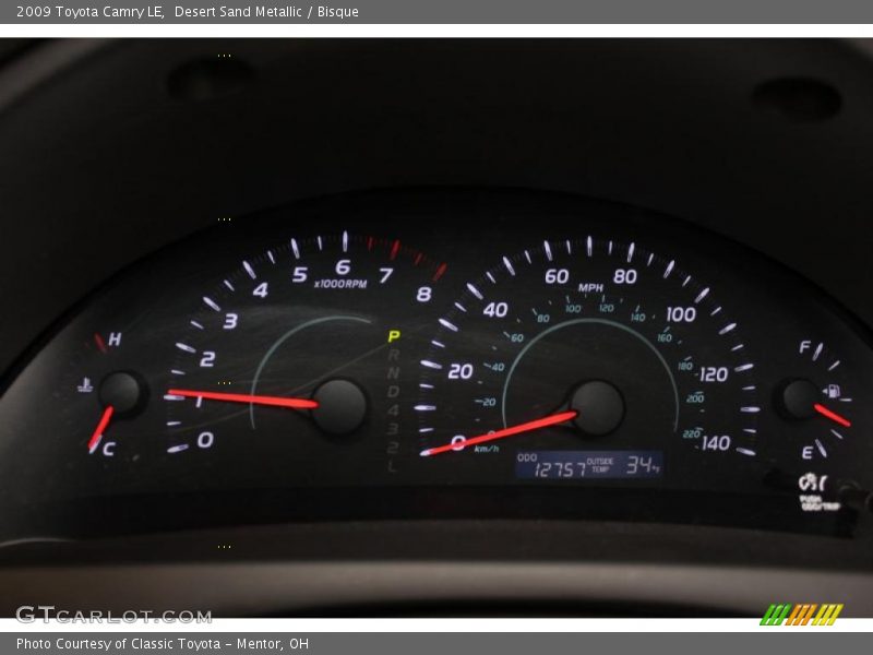 Desert Sand Metallic / Bisque 2009 Toyota Camry LE