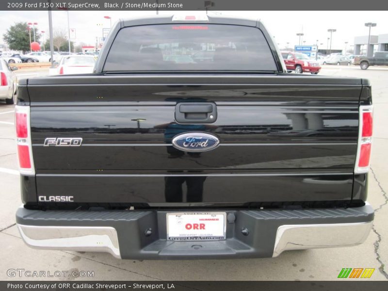 Black / Stone/Medium Stone 2009 Ford F150 XLT SuperCrew