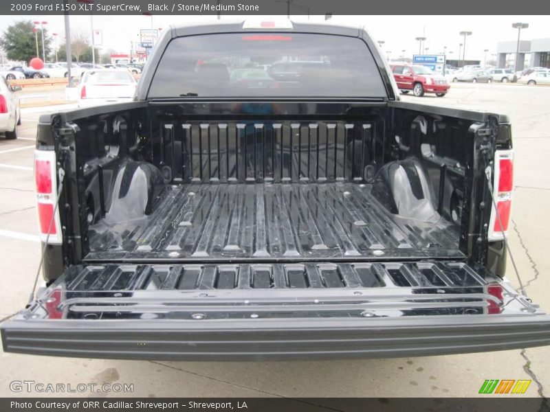 Black / Stone/Medium Stone 2009 Ford F150 XLT SuperCrew