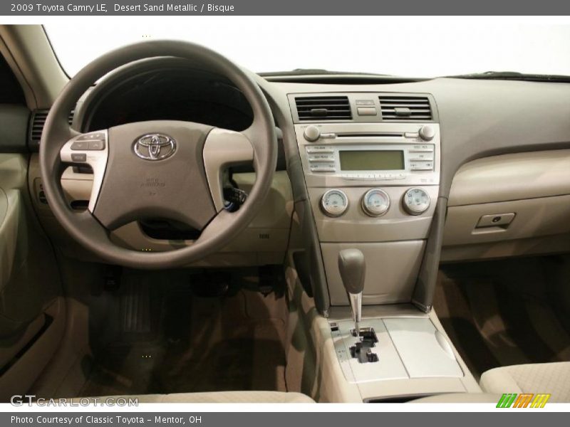 Desert Sand Metallic / Bisque 2009 Toyota Camry LE