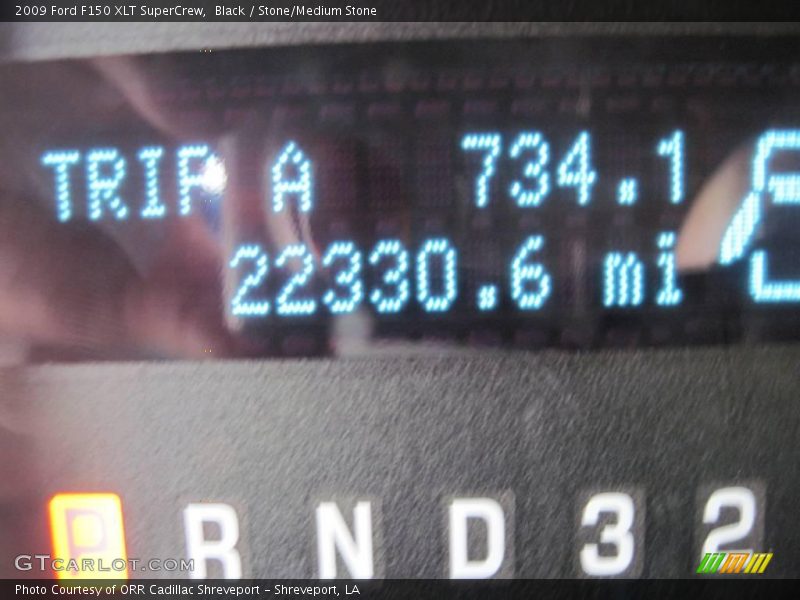 Black / Stone/Medium Stone 2009 Ford F150 XLT SuperCrew
