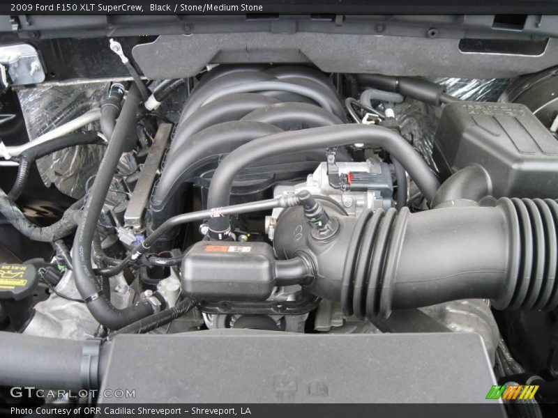 Black / Stone/Medium Stone 2009 Ford F150 XLT SuperCrew
