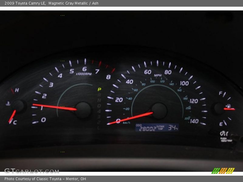 Magnetic Gray Metallic / Ash 2009 Toyota Camry LE