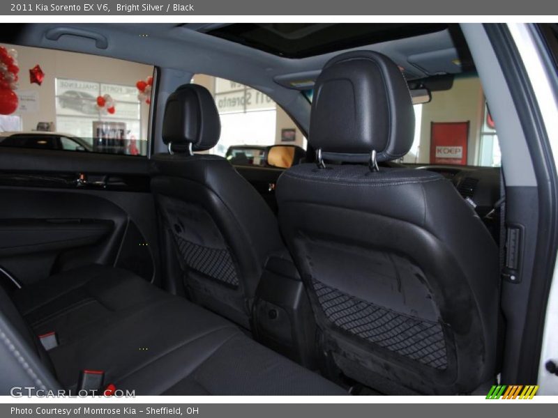 Bright Silver / Black 2011 Kia Sorento EX V6