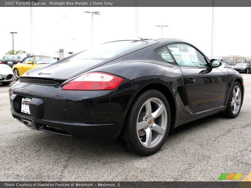 Midnight Blue Metallic / Stone Grey 2007 Porsche Cayman