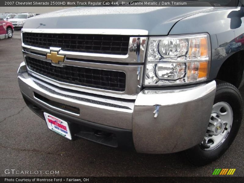 Blue Granite Metallic / Dark Titanium 2007 Chevrolet Silverado 2500HD Work Truck Regular Cab 4x4