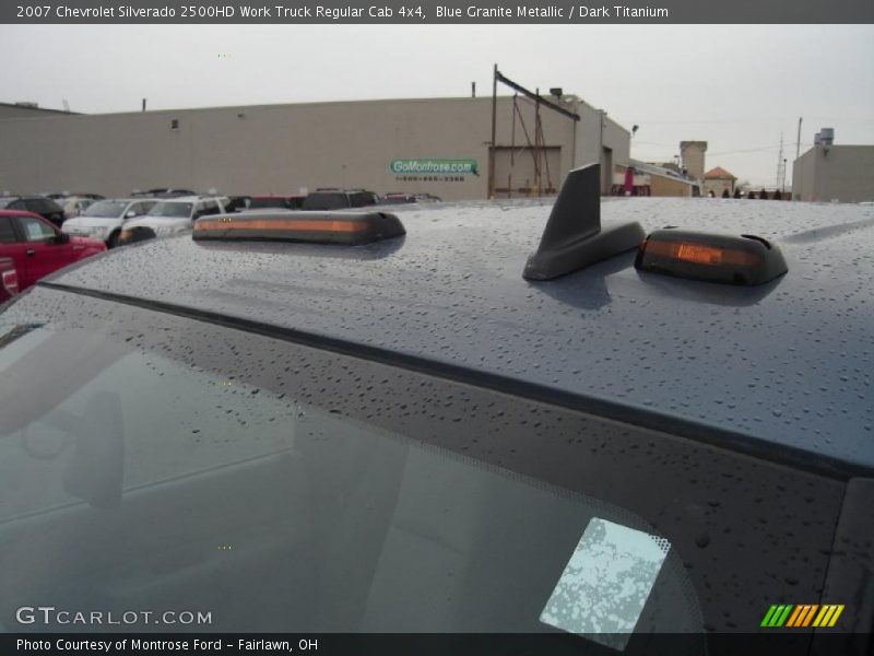 Blue Granite Metallic / Dark Titanium 2007 Chevrolet Silverado 2500HD Work Truck Regular Cab 4x4