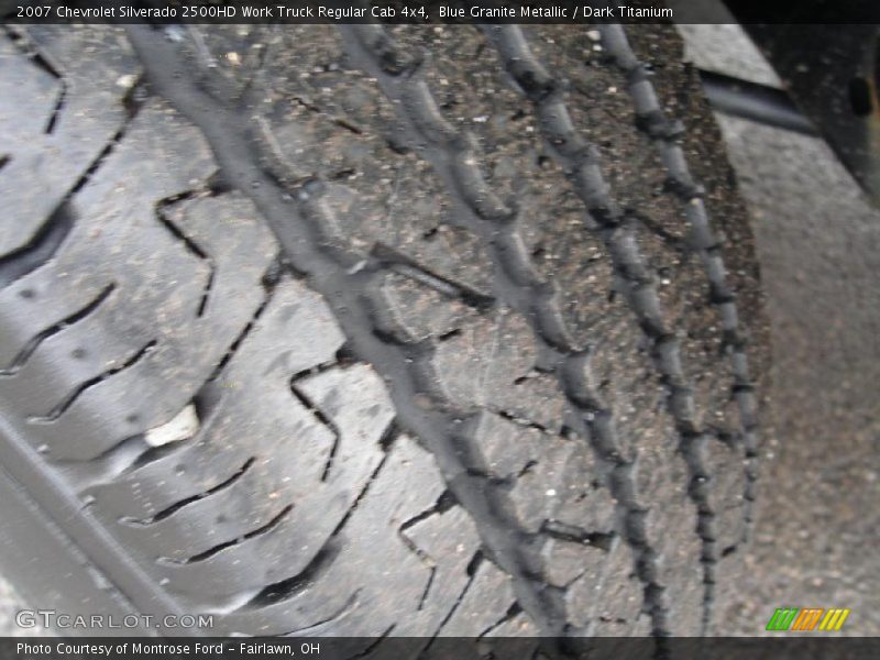 Blue Granite Metallic / Dark Titanium 2007 Chevrolet Silverado 2500HD Work Truck Regular Cab 4x4