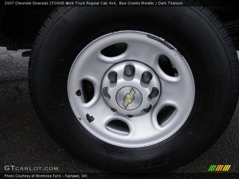 Blue Granite Metallic / Dark Titanium 2007 Chevrolet Silverado 2500HD Work Truck Regular Cab 4x4