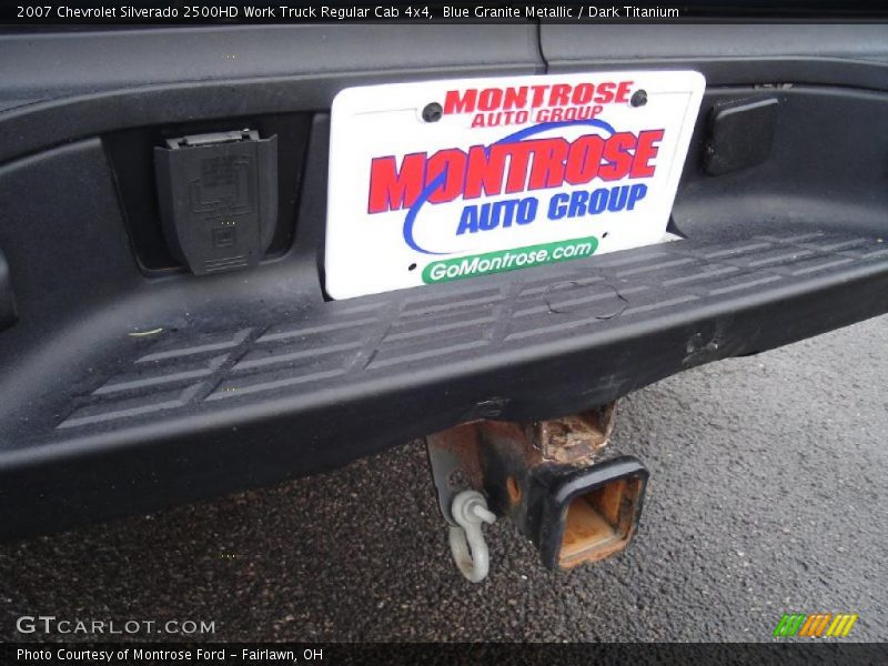 Blue Granite Metallic / Dark Titanium 2007 Chevrolet Silverado 2500HD Work Truck Regular Cab 4x4