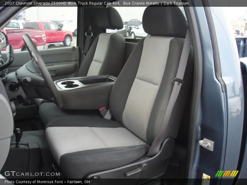 Blue Granite Metallic / Dark Titanium 2007 Chevrolet Silverado 2500HD Work Truck Regular Cab 4x4