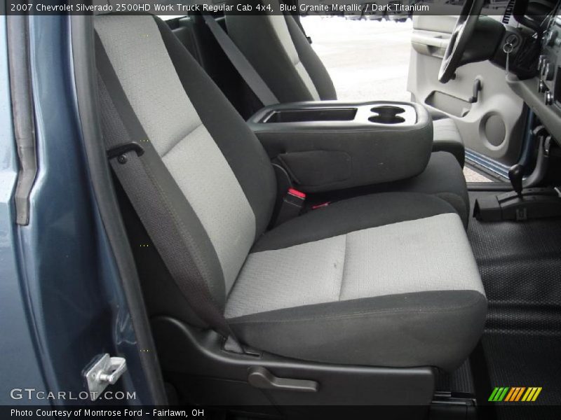Blue Granite Metallic / Dark Titanium 2007 Chevrolet Silverado 2500HD Work Truck Regular Cab 4x4