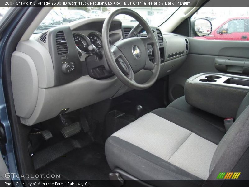 Blue Granite Metallic / Dark Titanium 2007 Chevrolet Silverado 2500HD Work Truck Regular Cab 4x4