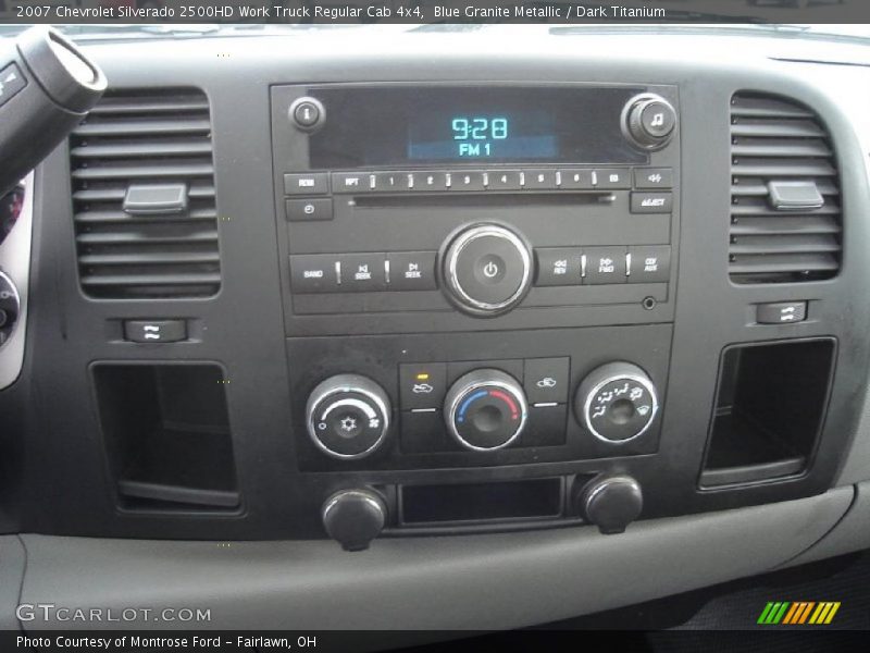 Blue Granite Metallic / Dark Titanium 2007 Chevrolet Silverado 2500HD Work Truck Regular Cab 4x4
