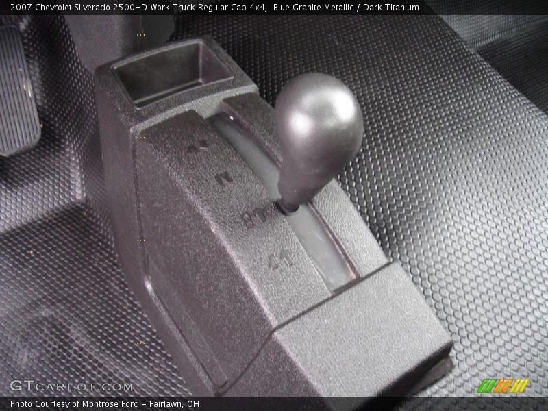 Blue Granite Metallic / Dark Titanium 2007 Chevrolet Silverado 2500HD Work Truck Regular Cab 4x4