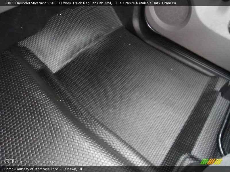 Blue Granite Metallic / Dark Titanium 2007 Chevrolet Silverado 2500HD Work Truck Regular Cab 4x4