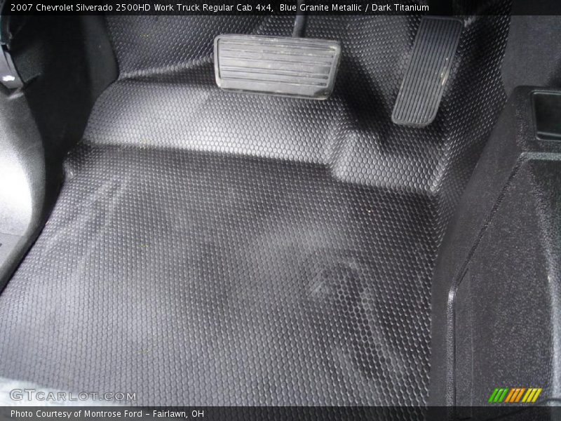 Blue Granite Metallic / Dark Titanium 2007 Chevrolet Silverado 2500HD Work Truck Regular Cab 4x4