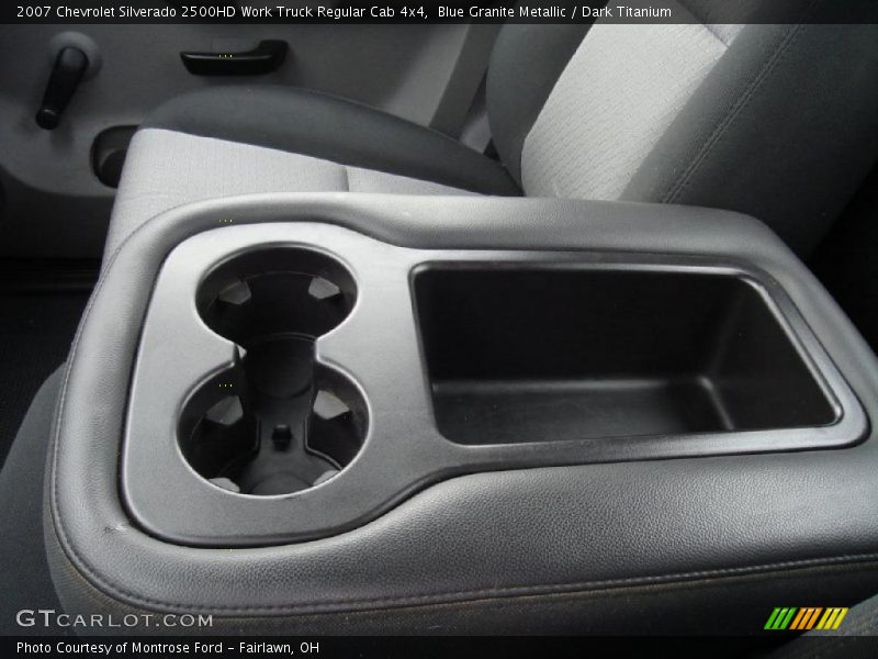 Blue Granite Metallic / Dark Titanium 2007 Chevrolet Silverado 2500HD Work Truck Regular Cab 4x4