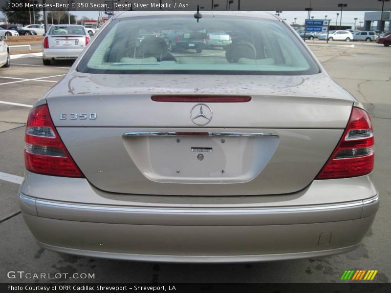 Desert Silver Metallic / Ash 2006 Mercedes-Benz E 350 Sedan
