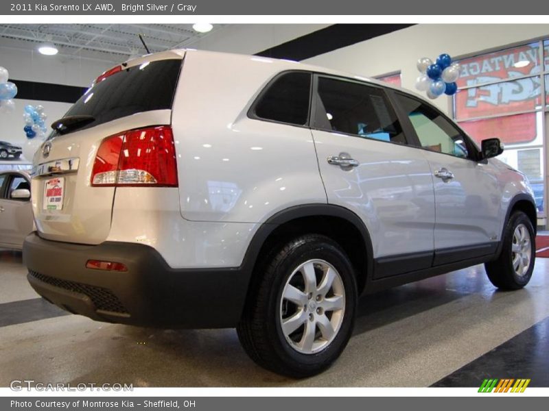 Bright Silver / Gray 2011 Kia Sorento LX AWD