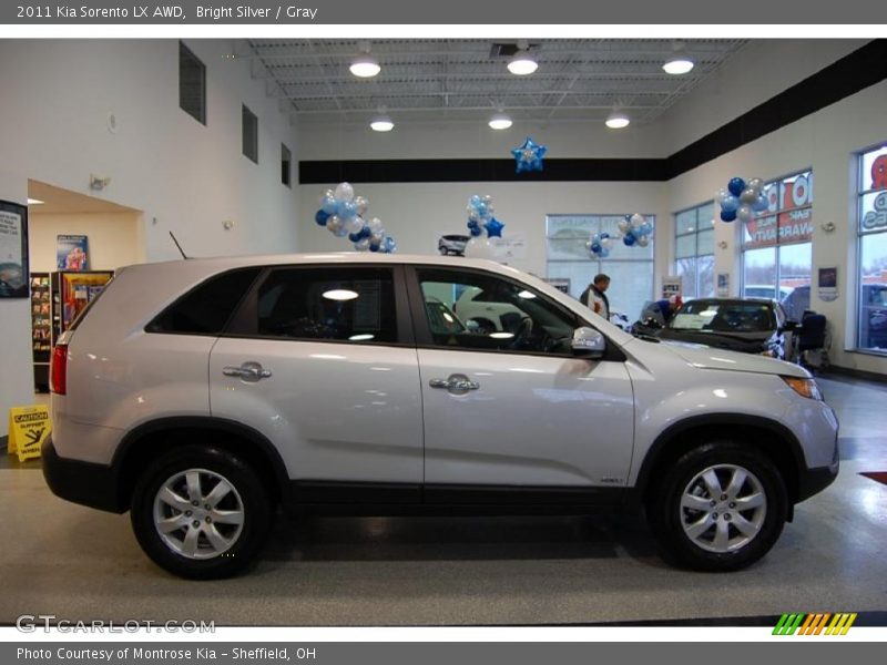 Bright Silver / Gray 2011 Kia Sorento LX AWD