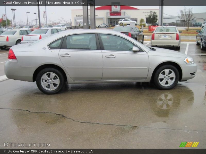 Silverstone Metallic / Gray 2008 Chevrolet Impala LT