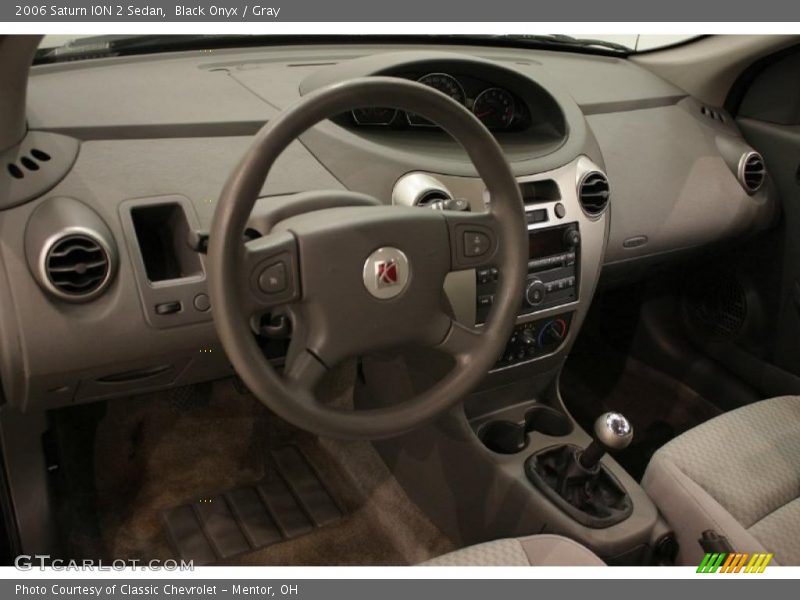 Black Onyx / Gray 2006 Saturn ION 2 Sedan