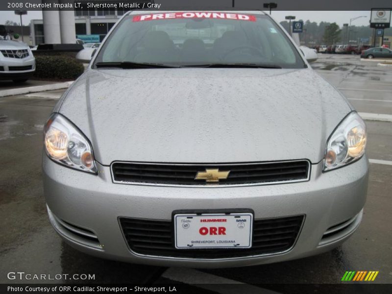Silverstone Metallic / Gray 2008 Chevrolet Impala LT