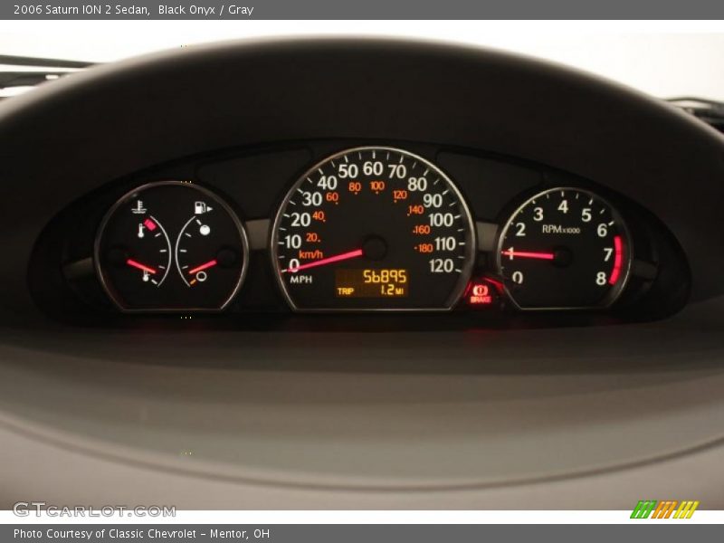 Black Onyx / Gray 2006 Saturn ION 2 Sedan