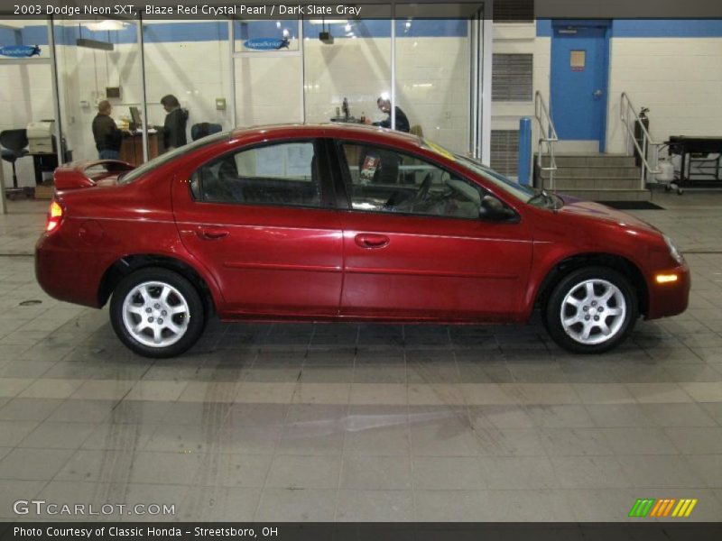 Blaze Red Crystal Pearl / Dark Slate Gray 2003 Dodge Neon SXT