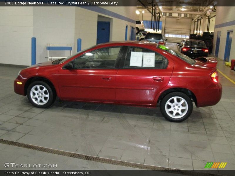 Blaze Red Crystal Pearl / Dark Slate Gray 2003 Dodge Neon SXT