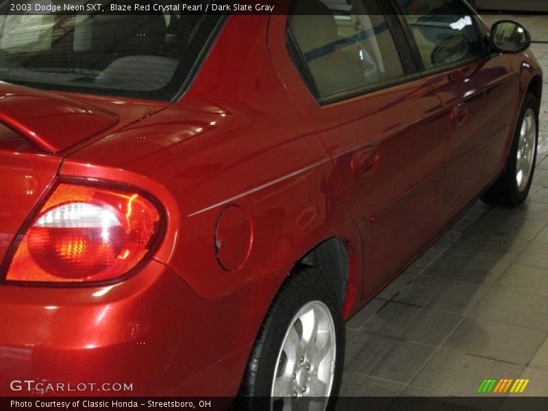 Blaze Red Crystal Pearl / Dark Slate Gray 2003 Dodge Neon SXT