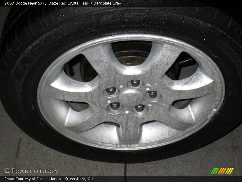 Blaze Red Crystal Pearl / Dark Slate Gray 2003 Dodge Neon SXT
