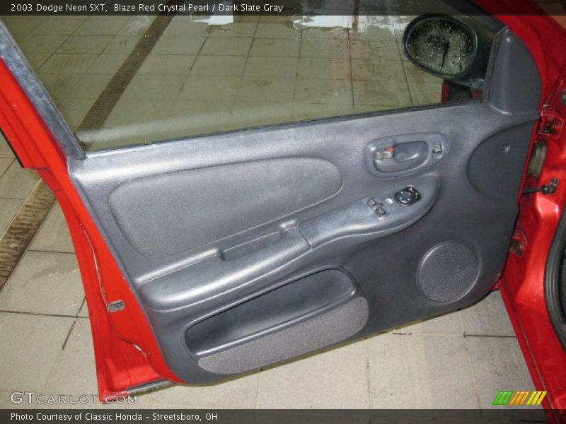 Blaze Red Crystal Pearl / Dark Slate Gray 2003 Dodge Neon SXT