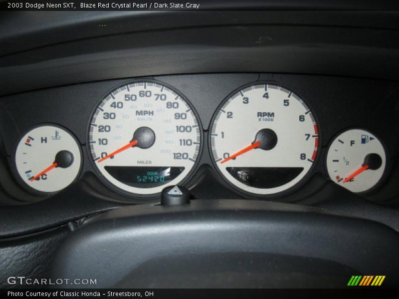 Blaze Red Crystal Pearl / Dark Slate Gray 2003 Dodge Neon SXT