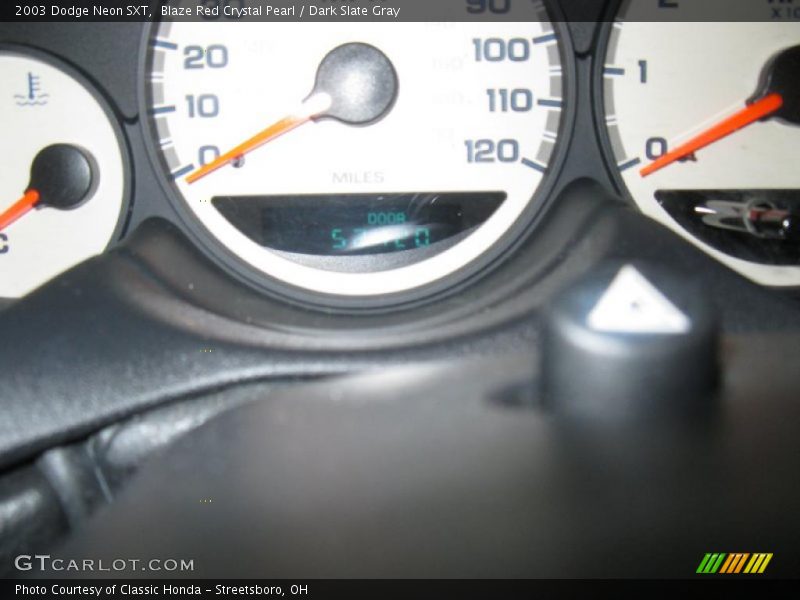 Blaze Red Crystal Pearl / Dark Slate Gray 2003 Dodge Neon SXT