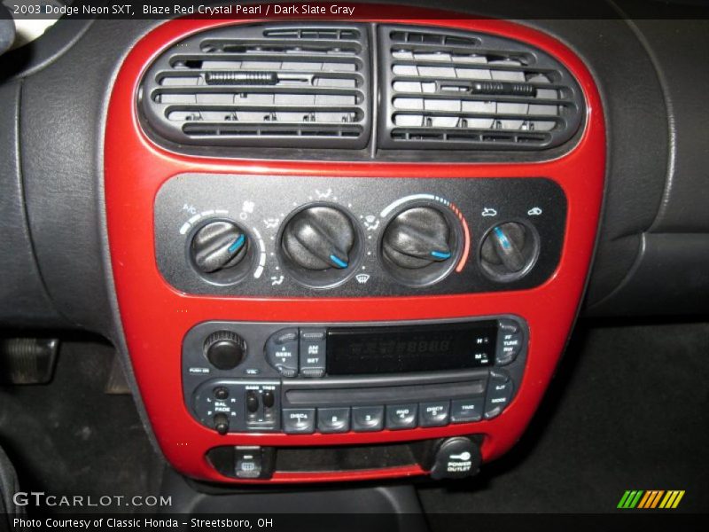 Blaze Red Crystal Pearl / Dark Slate Gray 2003 Dodge Neon SXT