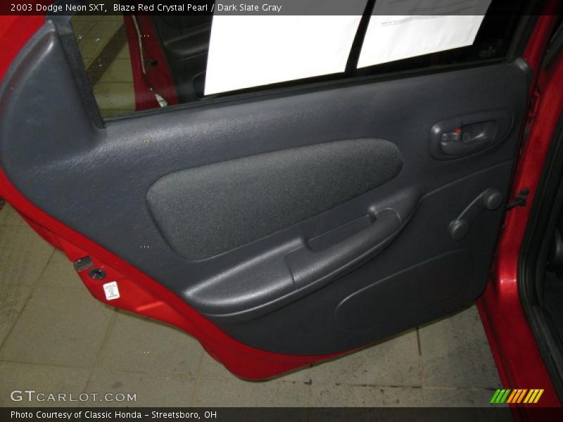 Blaze Red Crystal Pearl / Dark Slate Gray 2003 Dodge Neon SXT