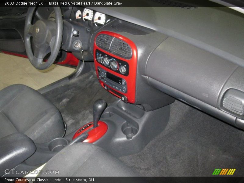 Blaze Red Crystal Pearl / Dark Slate Gray 2003 Dodge Neon SXT