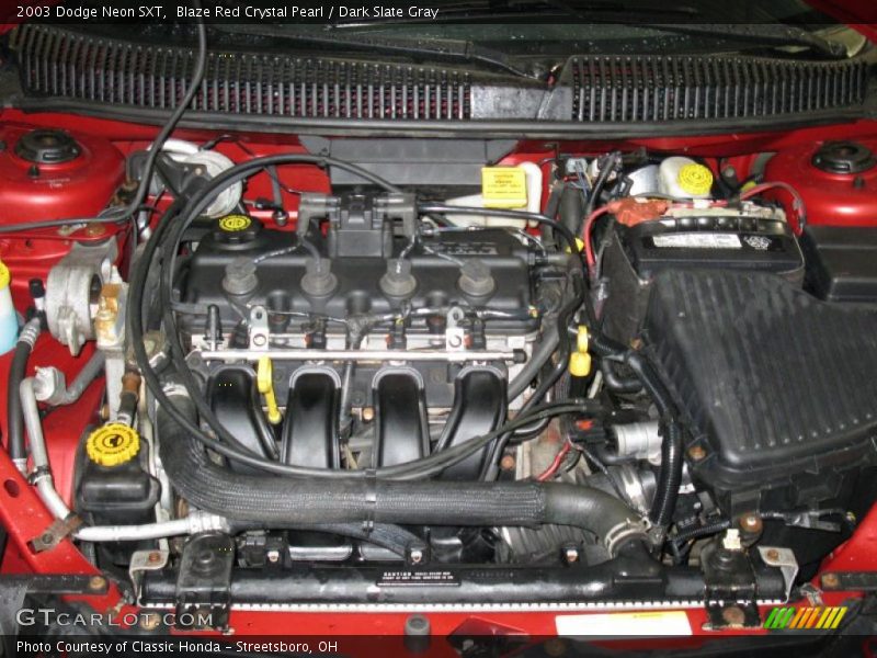 Blaze Red Crystal Pearl / Dark Slate Gray 2003 Dodge Neon SXT