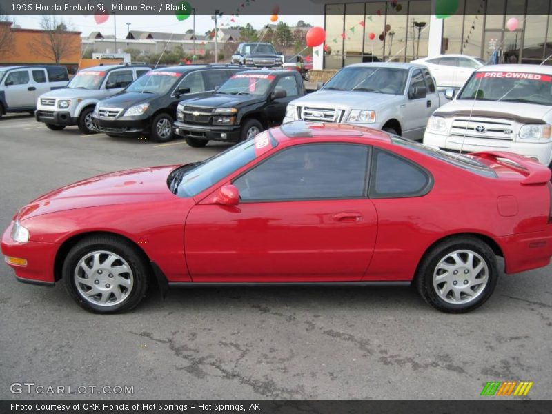 Milano Red / Black 1996 Honda Prelude Si
