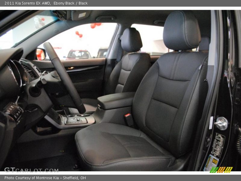 Ebony Black / Black 2011 Kia Sorento EX AWD
