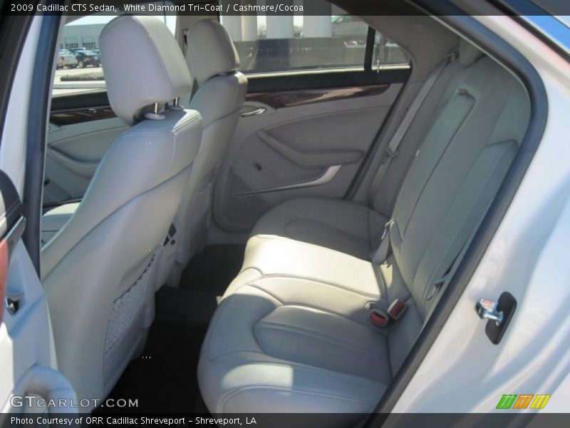 White Diamond Tri-Coat / Cashmere/Cocoa 2009 Cadillac CTS Sedan